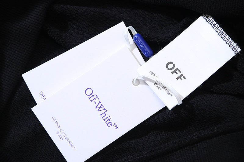 Off-White Dragon Graphic Drawstring Hoodie