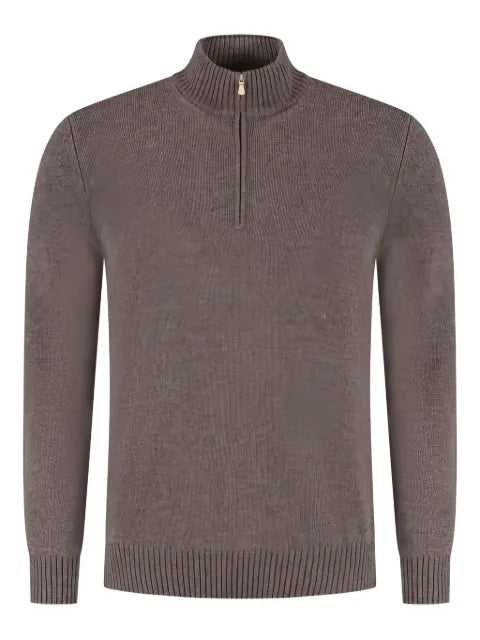 Gran Sasso high-neck zip-up sweater