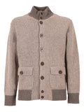 Ballantyne ribbed wool cardigan