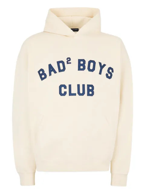DSQUARED2 fade short & wide fit crewneck hoodie