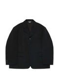 Black Comme Des Garçons single-breasted wool blazer