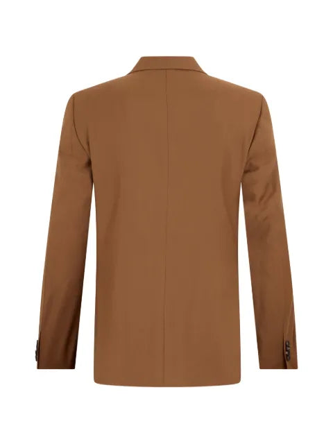 Canali double-breasted peak-lapel blazer