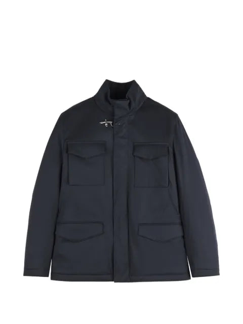 Fay hook-fastening field jacket