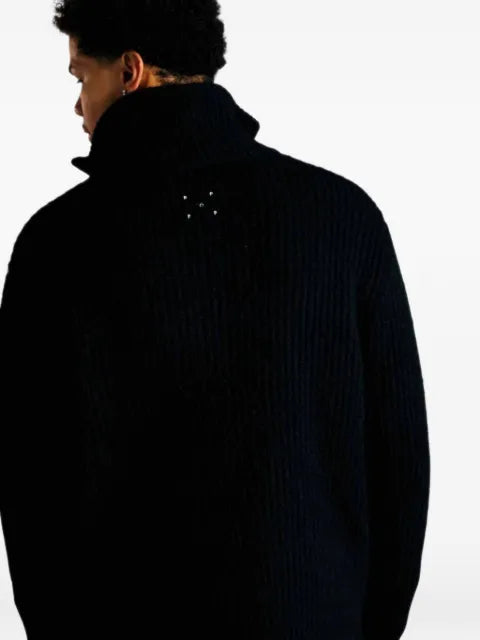 Pop Trading Company ribbed-knit zip-up sweater