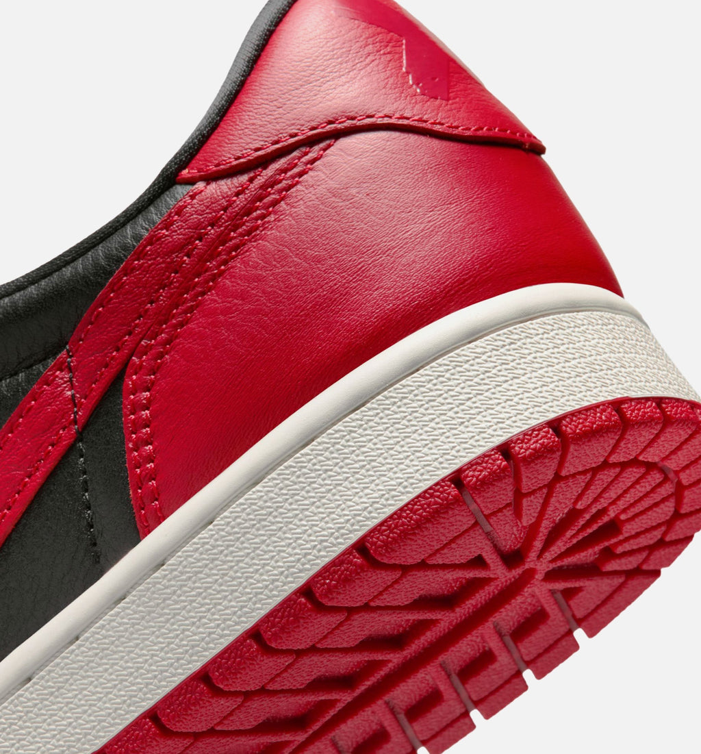 Air Jordan 1 Retro Low OG Banned Men's Sneakers - Black/Varsity Red/Summit White