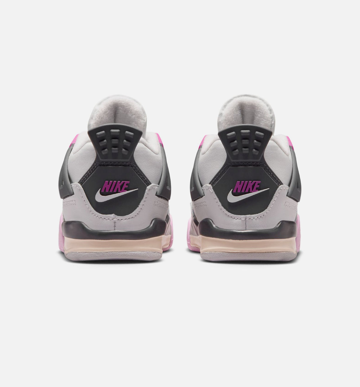 Air Jordan 4 Retro Comic Infant & Toddler Shoes - Off White/Fire Pink/Anthracite