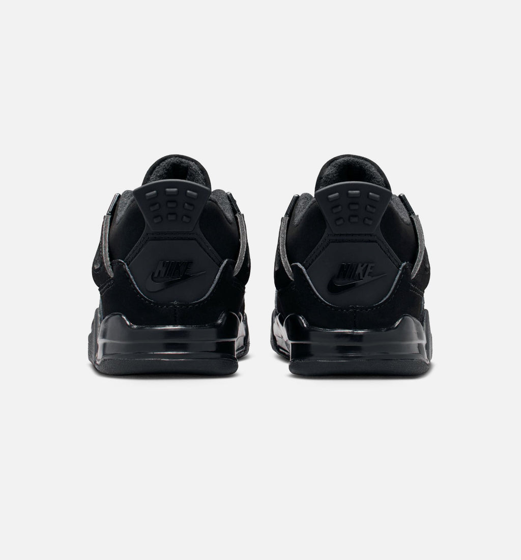 Air Jordan 4 Retro Black Cat Infant/Toddler Lifestyle Shoe - Black/Black/Light Graphite