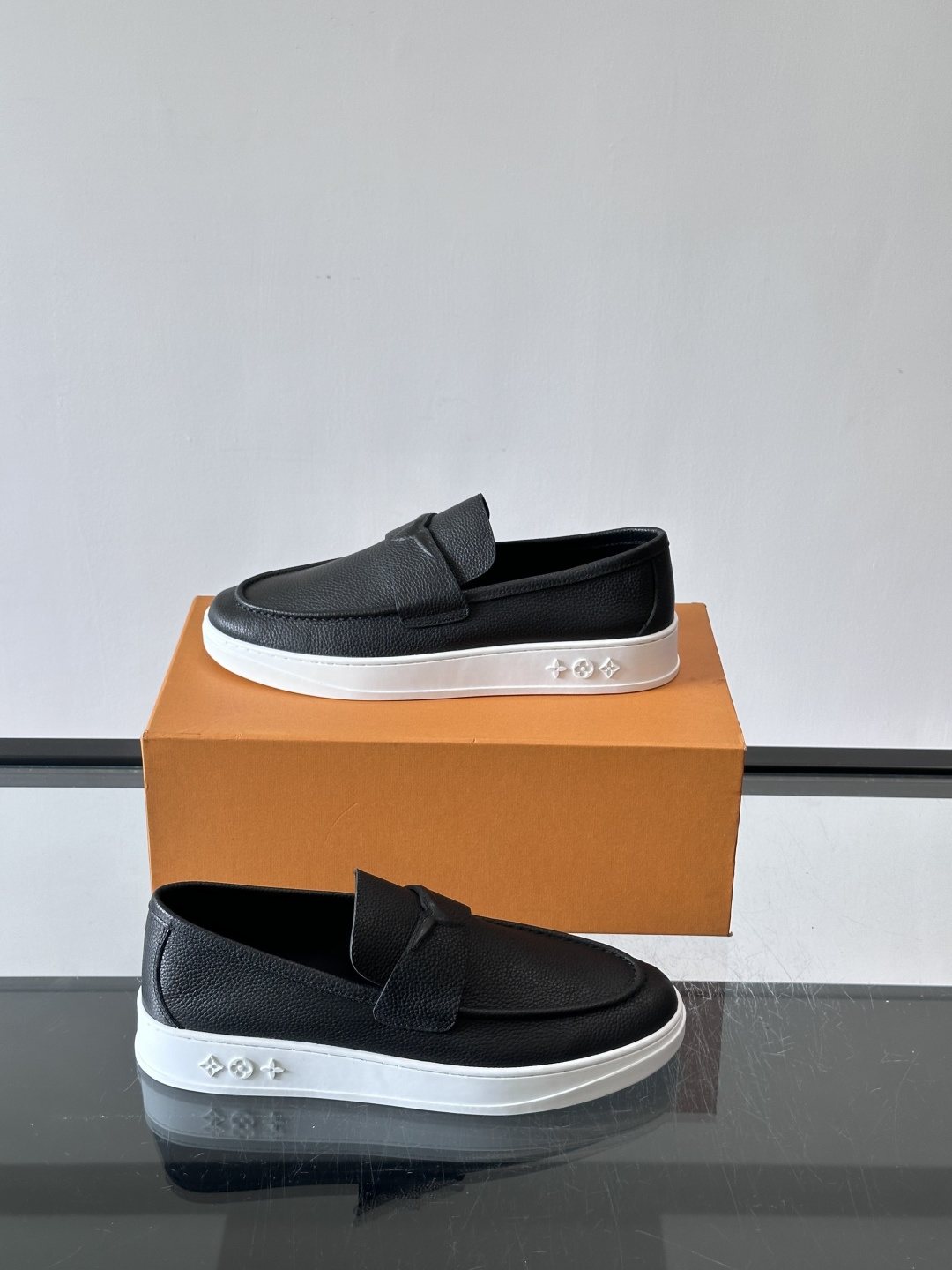 Louis Vuitton Black Platform Loafers