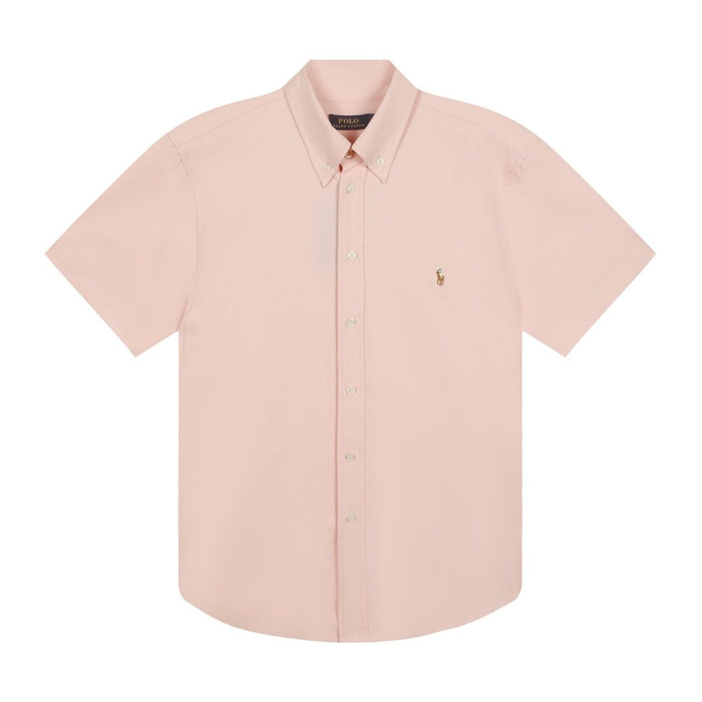 Ralph Lauren Cotton Oxford Short-Sleeve Button-Down Shirt