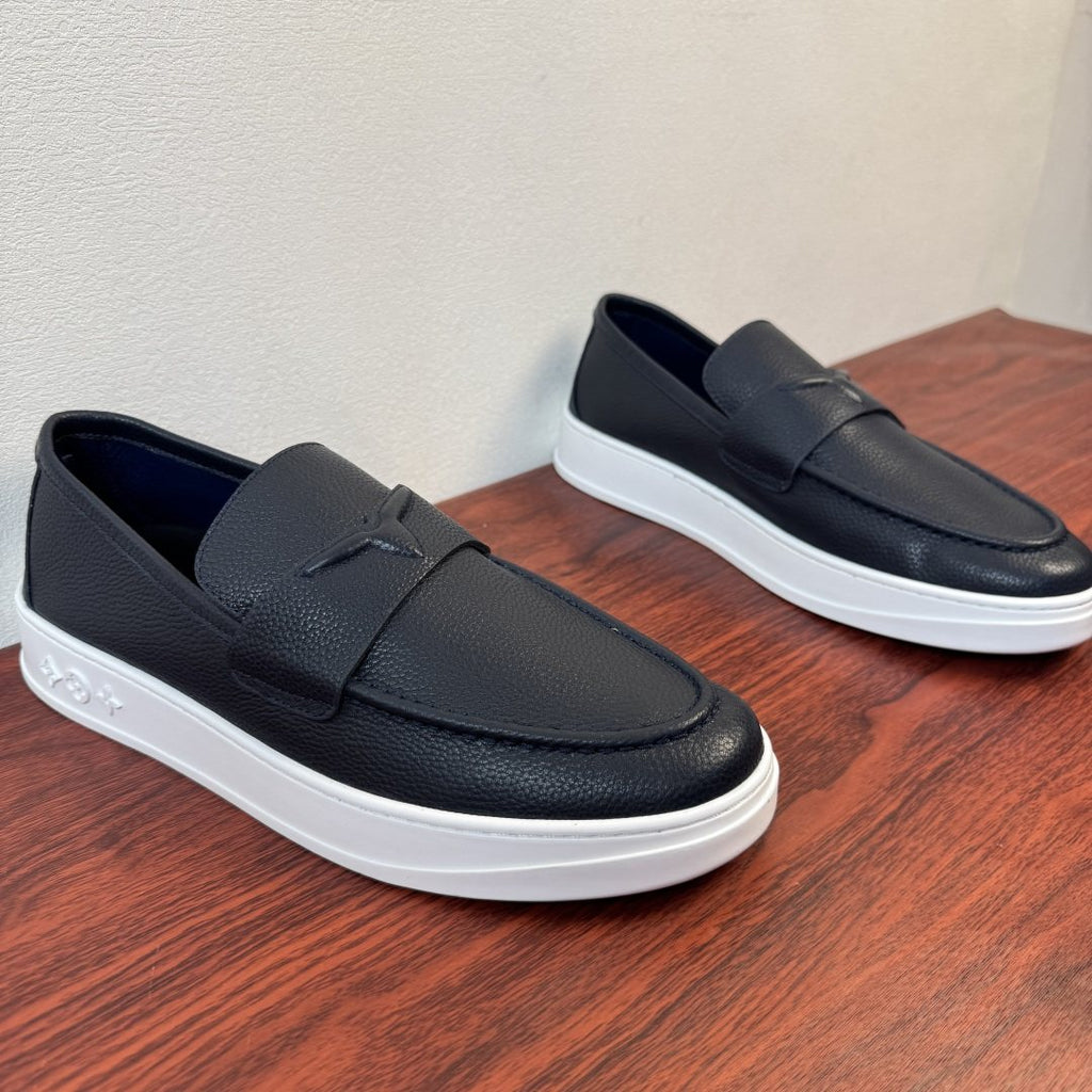 Louis Vuitton Men's White Slip-On Loafers