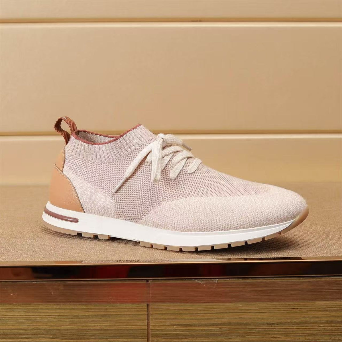 Loro Piana Men's Flexy Walk Knit Sneakers