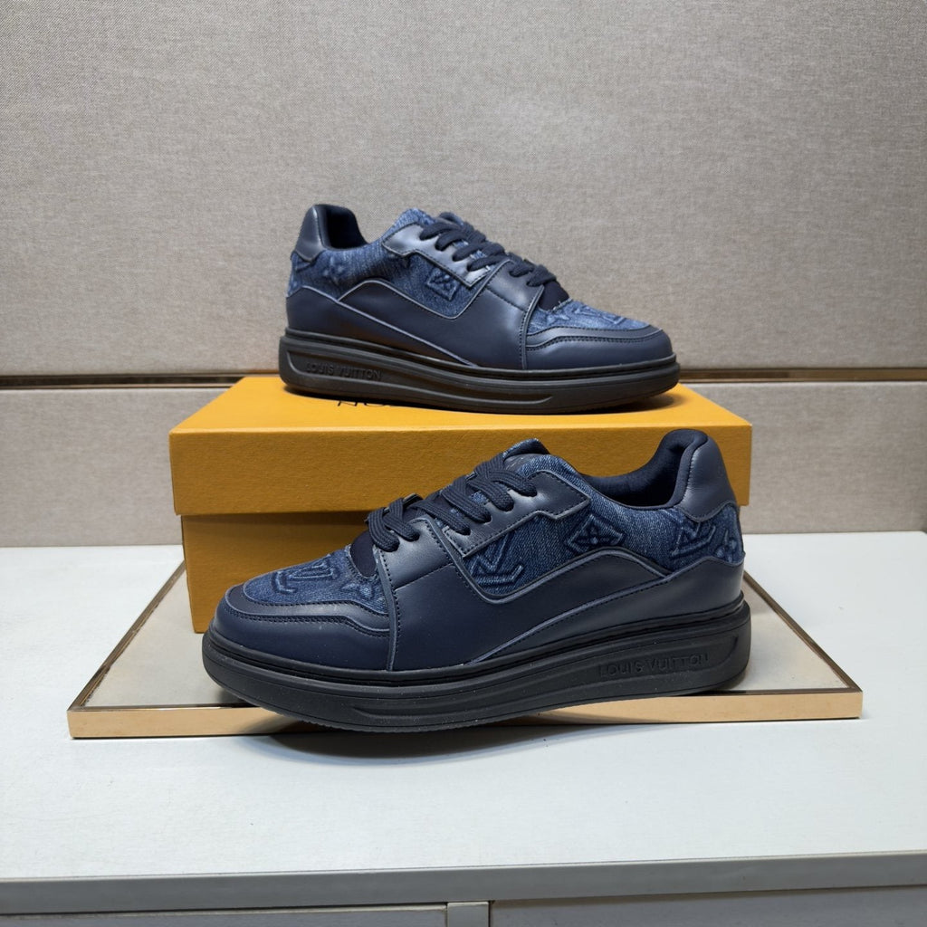 Louis Vuitton Men's Panel Low-Top Sneakers