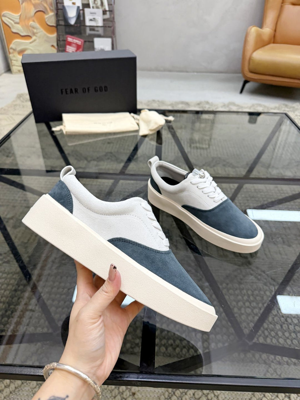Fear of God Thick-Sole Low-Top Sneakers